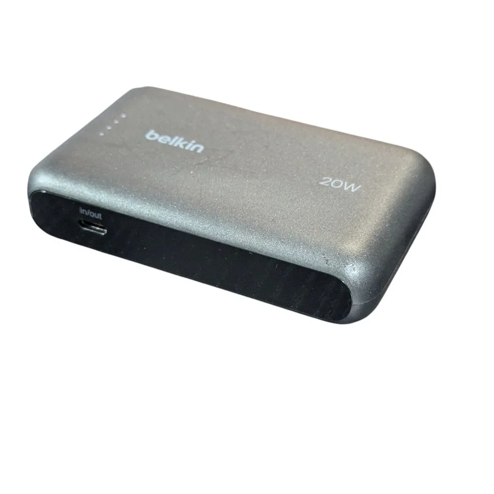 Aa2U Belkin BoostCharge‎ Power Bank 10K Wth Integrated USB-C Cable BPB021 Black